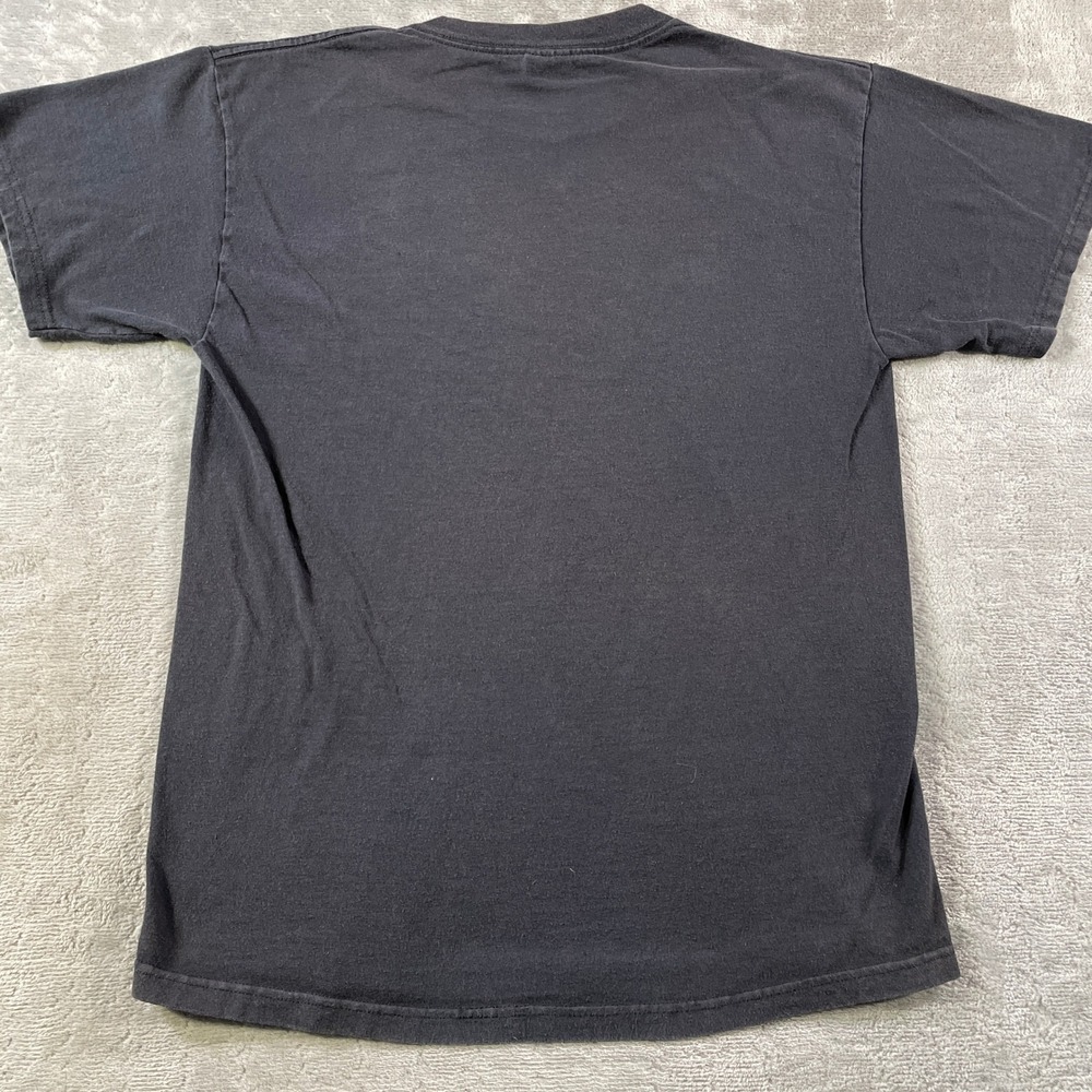 Vintage Dragon Skull Shirt Mens Medium Black Y2K 90s‎ Single Stitch Punk Grunge - Picture 7 of 8